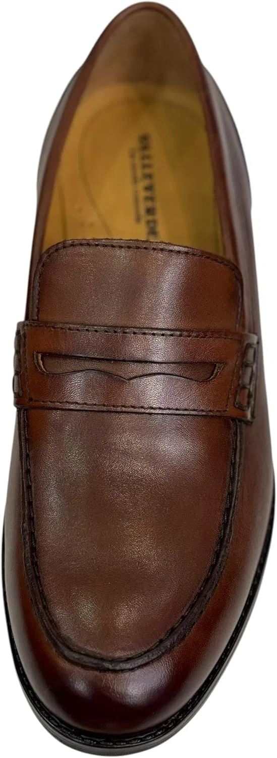 Туфли Valleverde Mokassins Herren 17902 Leder Schwarz oder Braun, Brown — фото 2