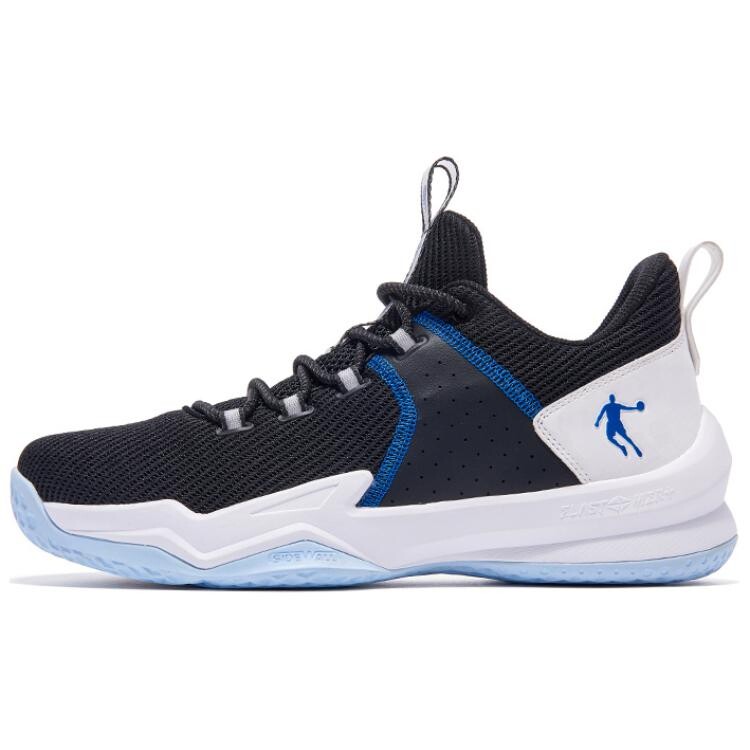 

Баскетбольные кроссовки Basketball Shoes Men Low-Top Black/ White Qiaodan