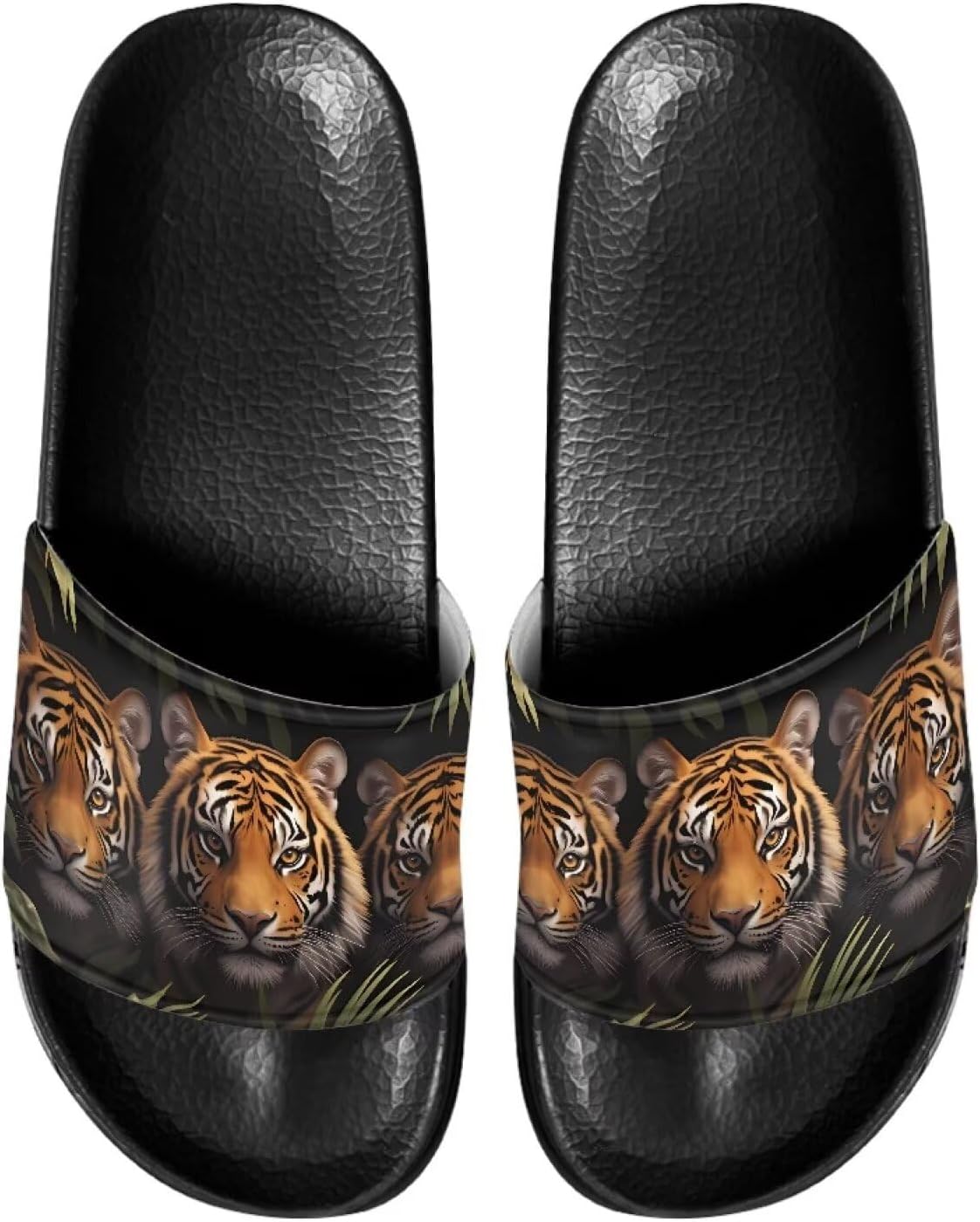 

Мужские шлепанцы, плоские тапочки, нескользящие, быстросохнущие, мягкие, легкие, для душа Jrysaedy, Cute Little Tiger