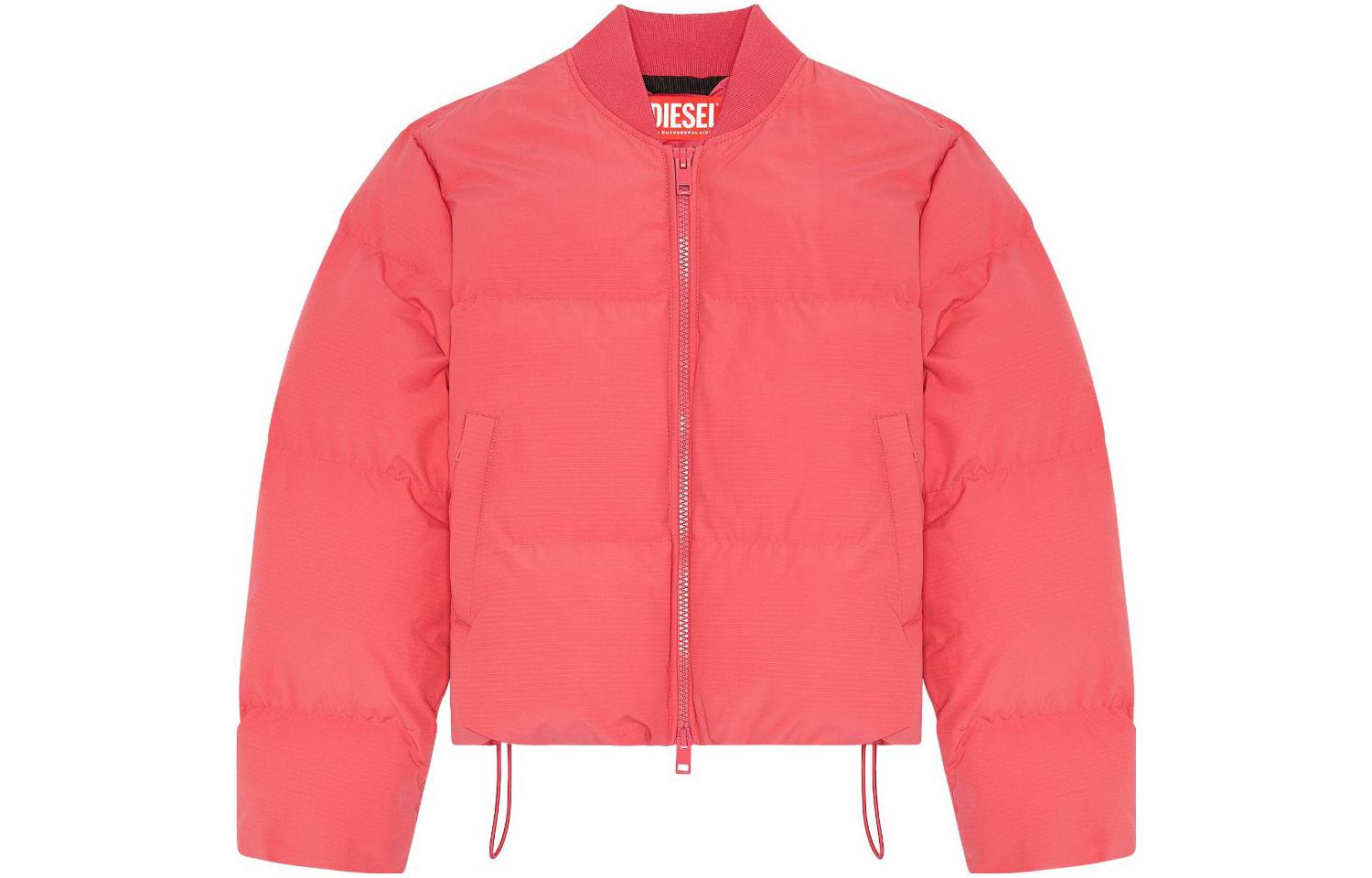 

W-Oluch Oval D Patch Puffer Jacket DIESEL, розовый
