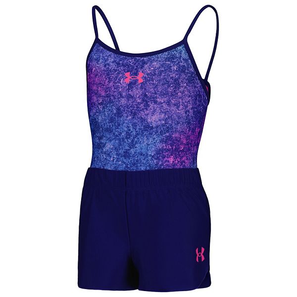 Детский купальник 2-в-1 и шорты для плавания Under Armour, Ceylon Frost Wash — фото 4