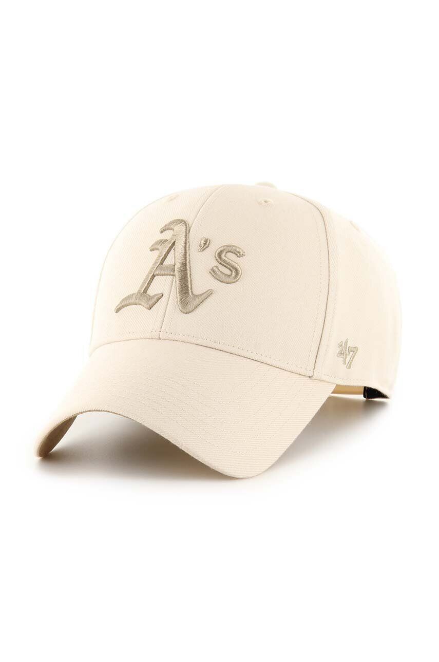 

Бейсбольная кепка бренда 47 MLB Oakland Athletics 47 Brand, бежевый