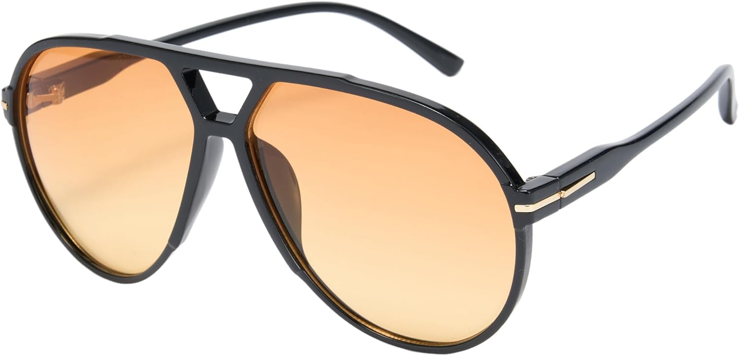 

Солнцезащитные очки-авиаторы Cyxus увеличенного размера для женщин и мужчин, классический винтаж 70-х, не спутываются, модель 1294, 00-oversized Aviator Sunglasses-orange