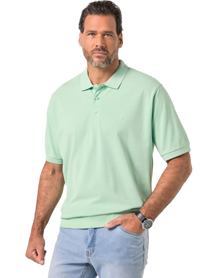 

JP1880 Рубашка поло светло-мятного цвета, Зеленый, JP1880 Рубашка поло светло-мятного цвета