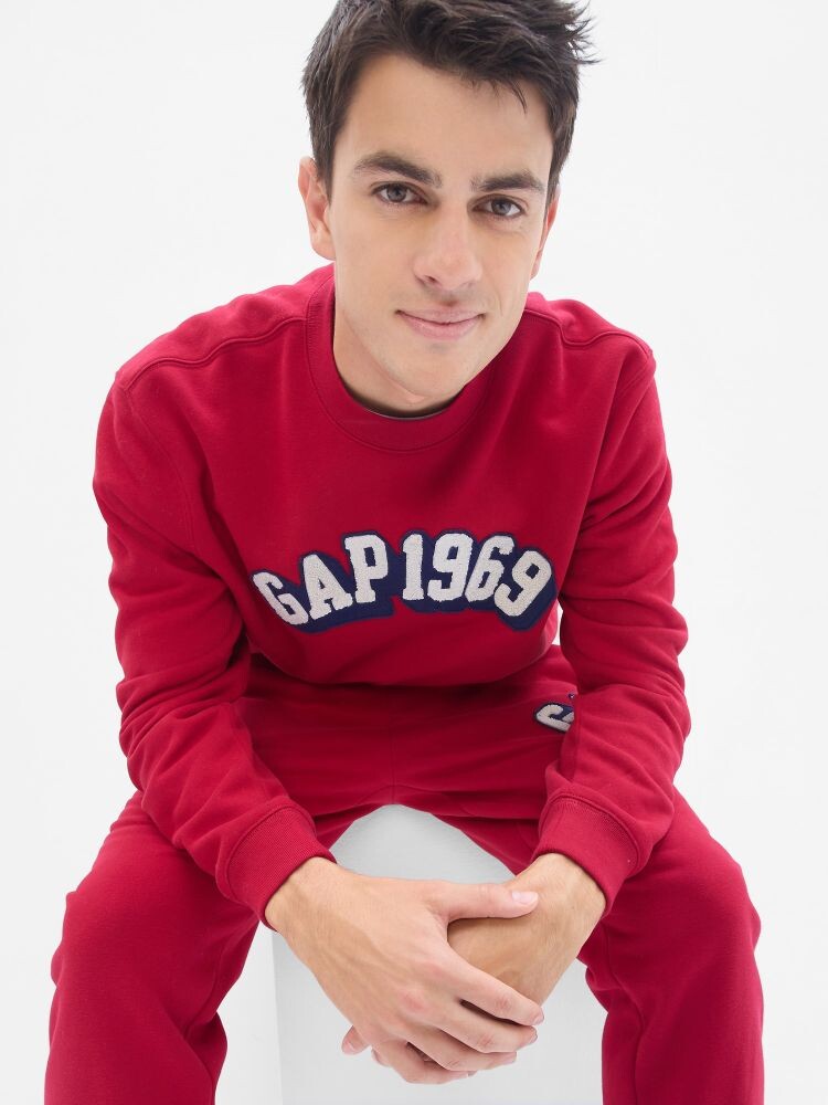 

Винтажная мягкая толстовка Gap, красный