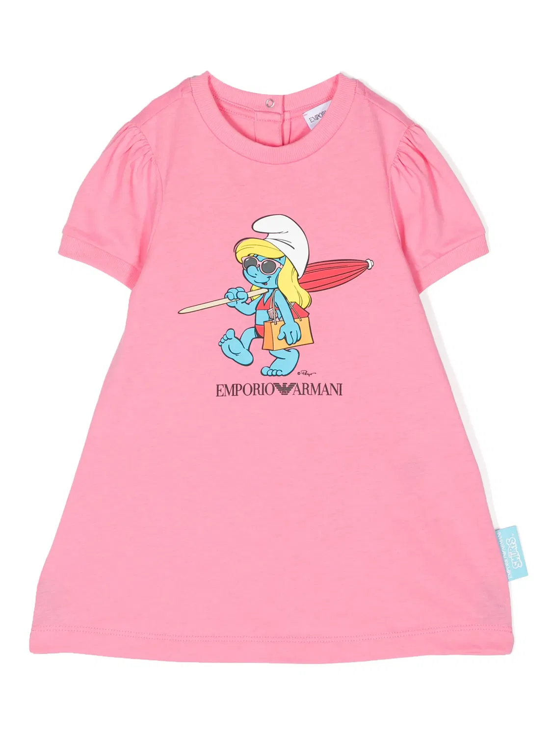 Платье с принтом Smurfs Emporio Arмужскi Kids