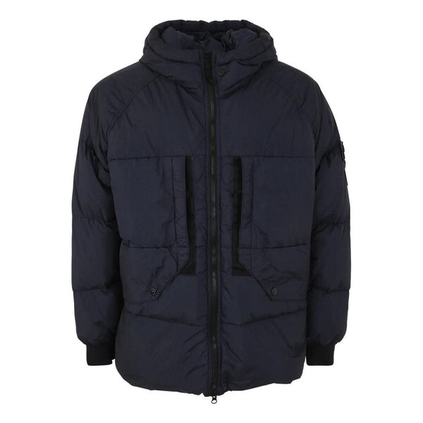 

Куртка zip-up puffer jacket 'navy' Stone Island, синий