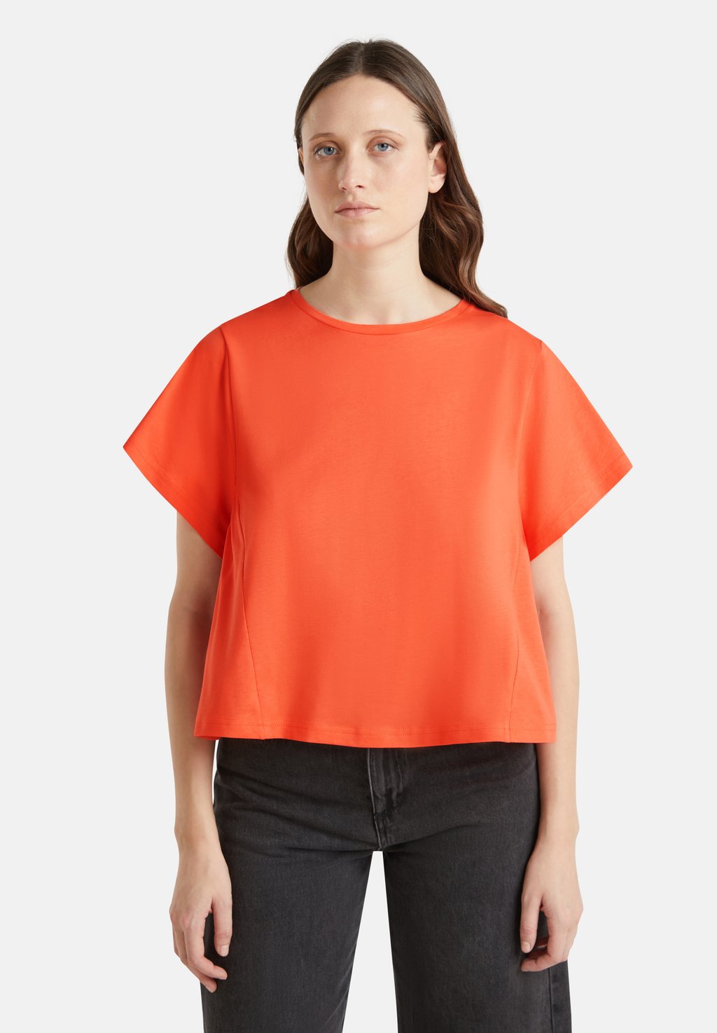 

Базовая футболка COMFORT FIT United Colors of Benetton, оранжевый