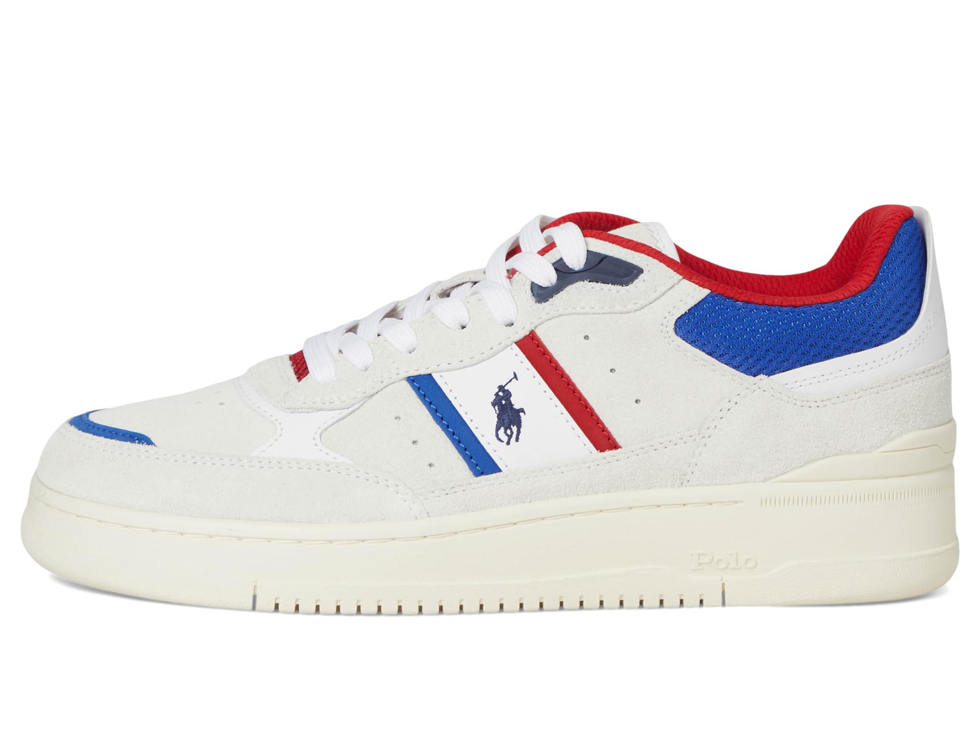 Туфли Polo Ralph Lauren Master Sport 125, цвет Bianco/Royal/Red — фото 4