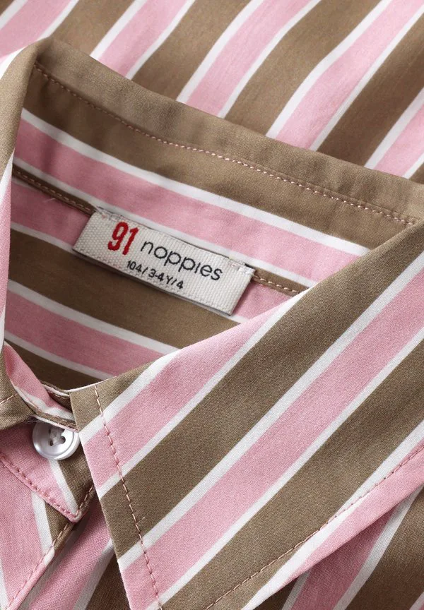 Полосатая блузка на пуговицах Noppies, Pastel Lavender — фото 3