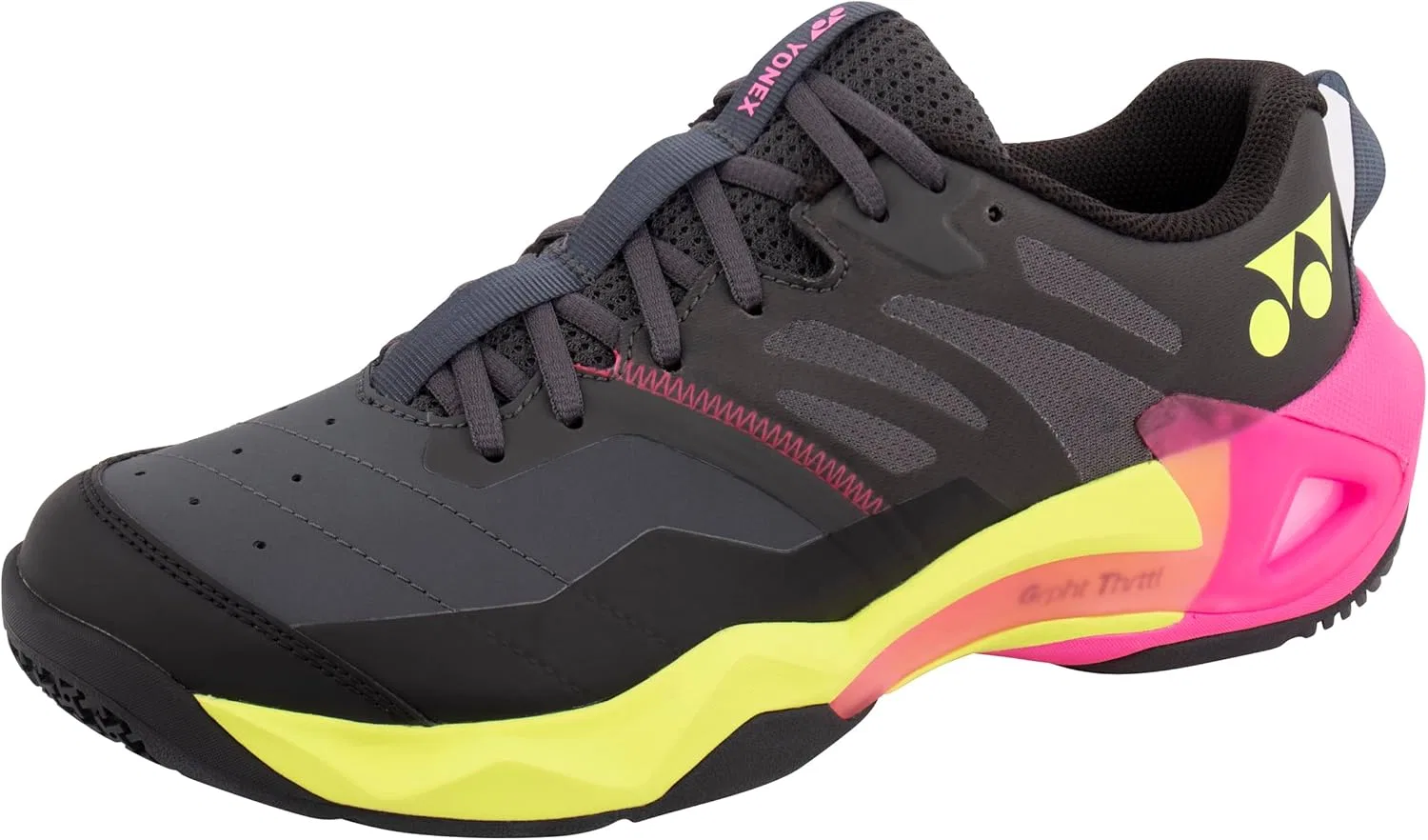 Мужские кроссовки для бадминтона YONEX Subaxia GT 2026 - Graphite Throttle Cushioning - Высокоэффективная обувь для бадминтона - Темно-серый
