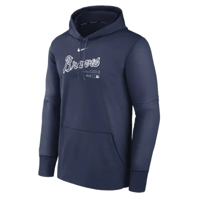 

Худи Nike Atlanta Braves Authentic Collection Practice, темно-синий