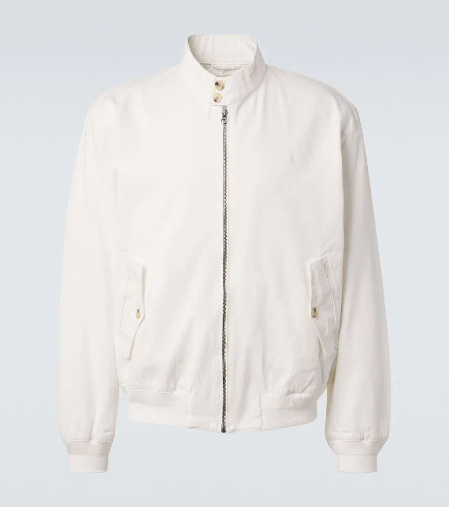 Хлопковая куртка Polo Ralph Lauren, белый