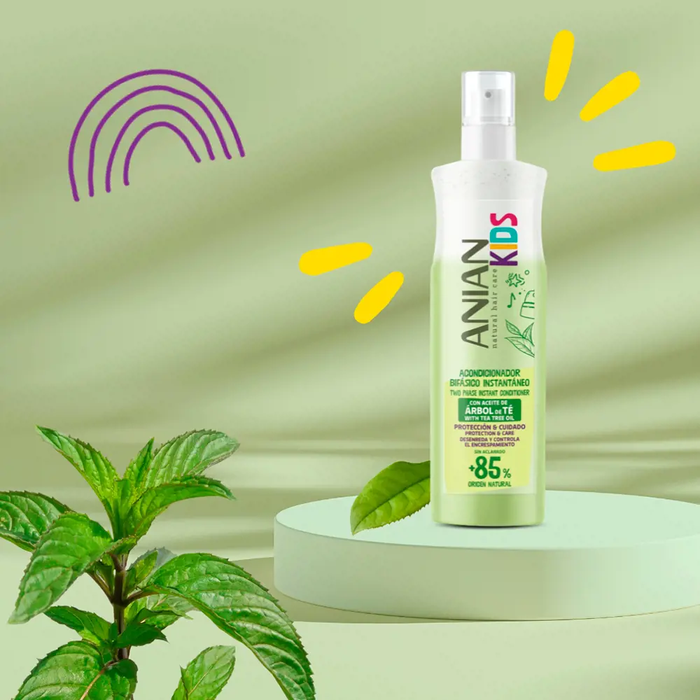 Кондиционер для волос Bifásico acondicionador con aceite de árbol del té Anian, 250 мл — фото 2