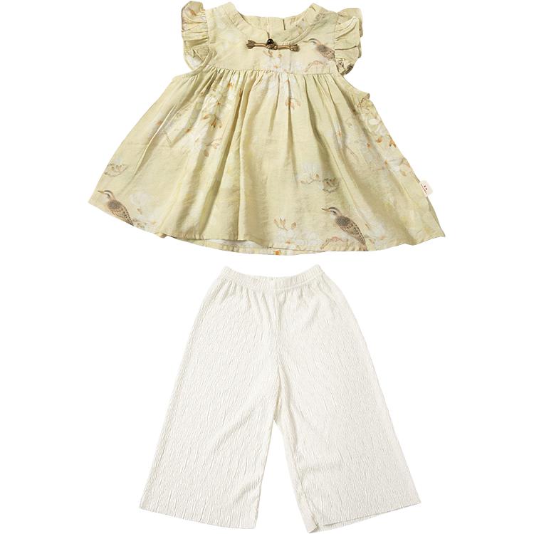 

Детский двухкомпонентный комплект с юбкой и воротником-гольф PROTECTCAMEL, зеленый