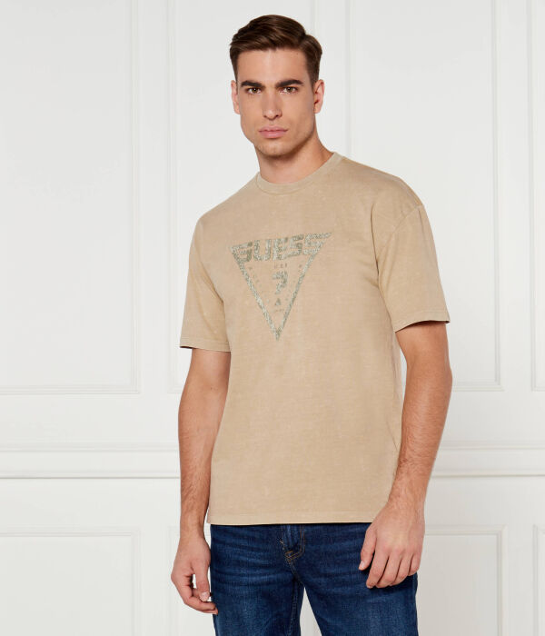 

Футболка Guess Active Alioth Regular Fit, бежевый