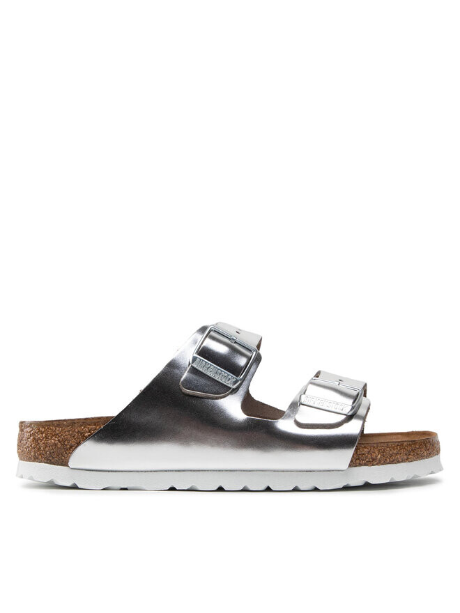Мюли Birkenstock Arizona 1005961 farben, серебро