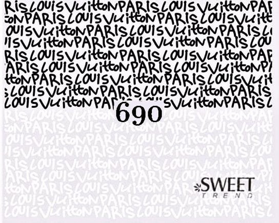 

Водные наклейки для ногтей - №690, Raisin
