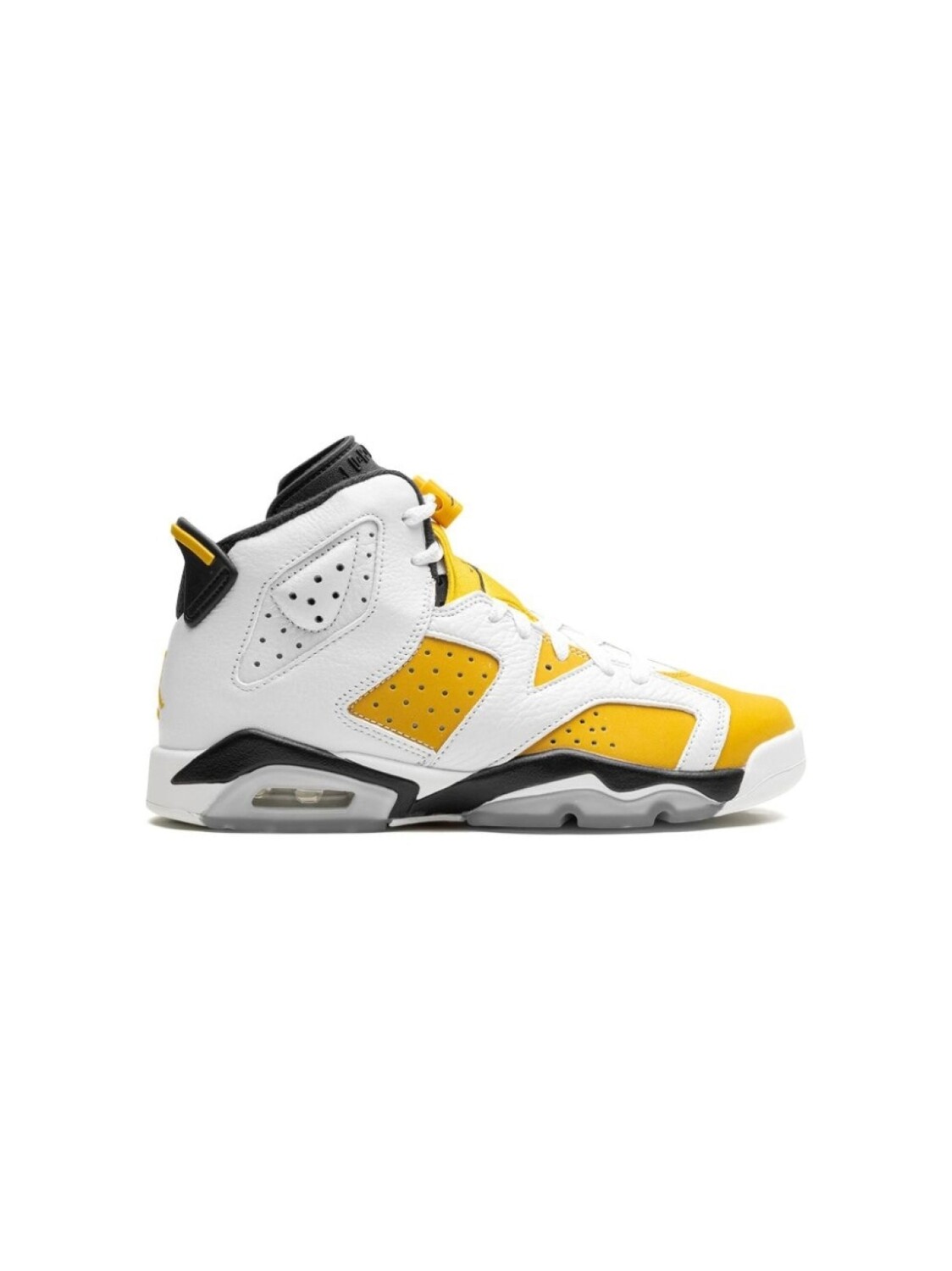 Кроссовки Air Jordan 6 Yellow/Ochre Jordan Kids, желтый — фото 2