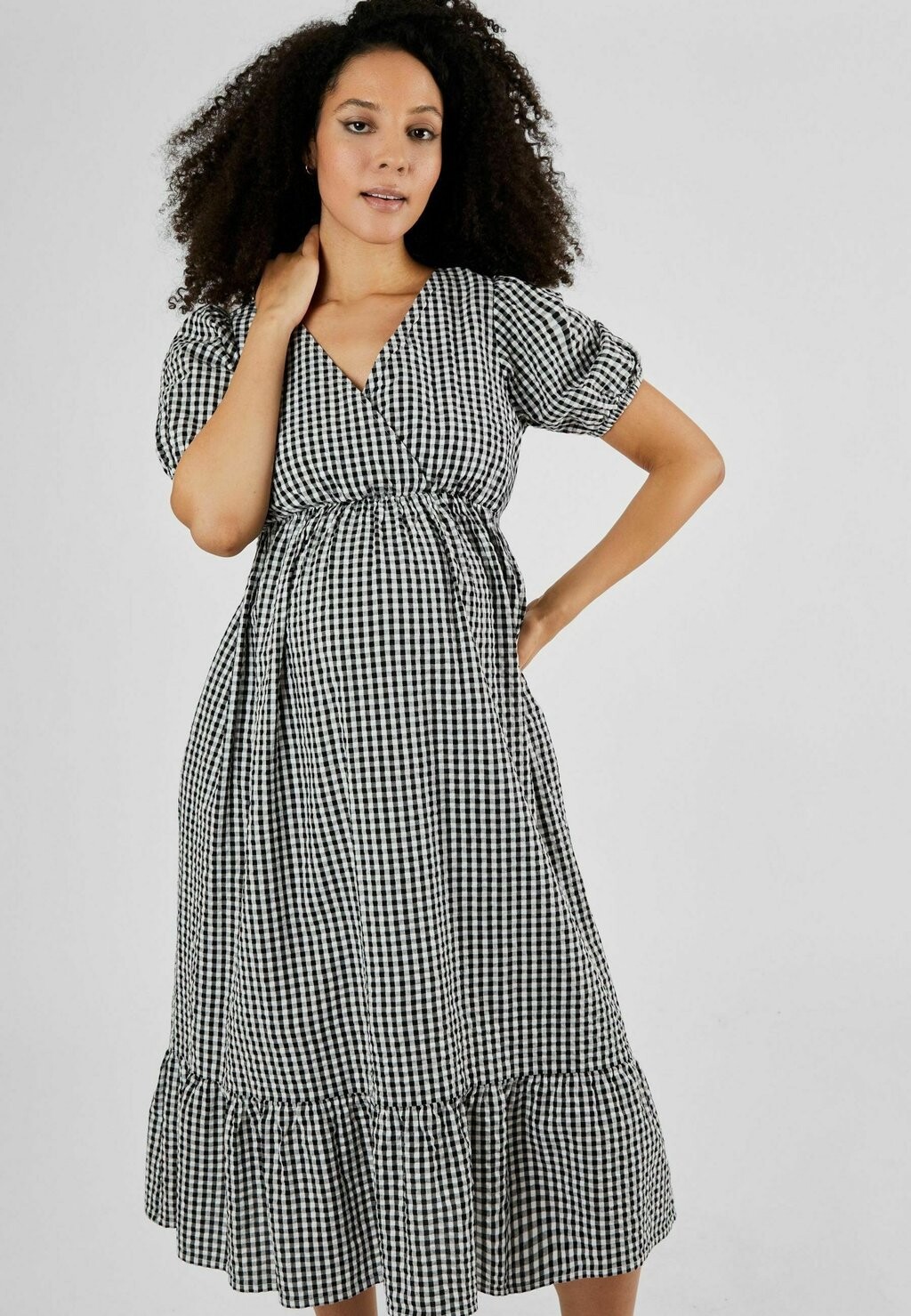 

Дневное платье MIDI MATERNITY REGULAR FIT JoJo Maman Bébé, черный