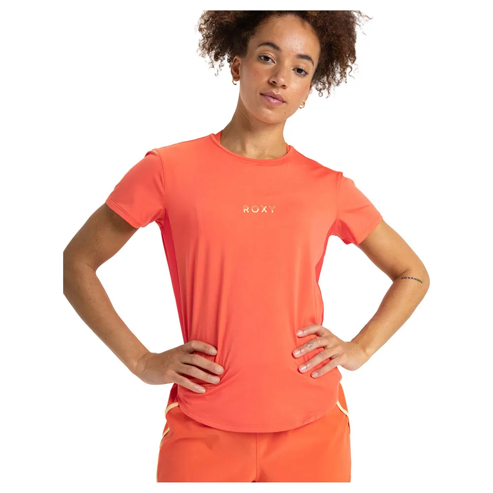 

Футболка с коротким рукавом Roxy Bold Moves 2.0 Mesh, оранжевый