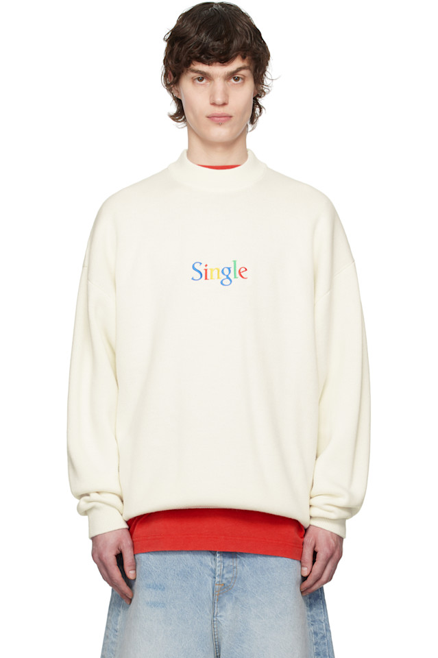 

Свитер Single' Vetements, белый