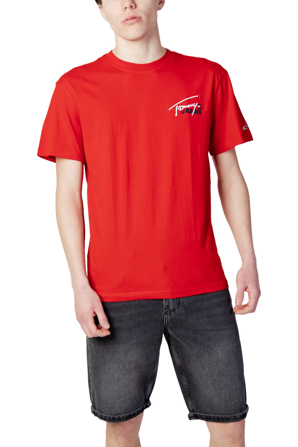 

Футболка мужская Tommy Jeans из органического хлопка, красный