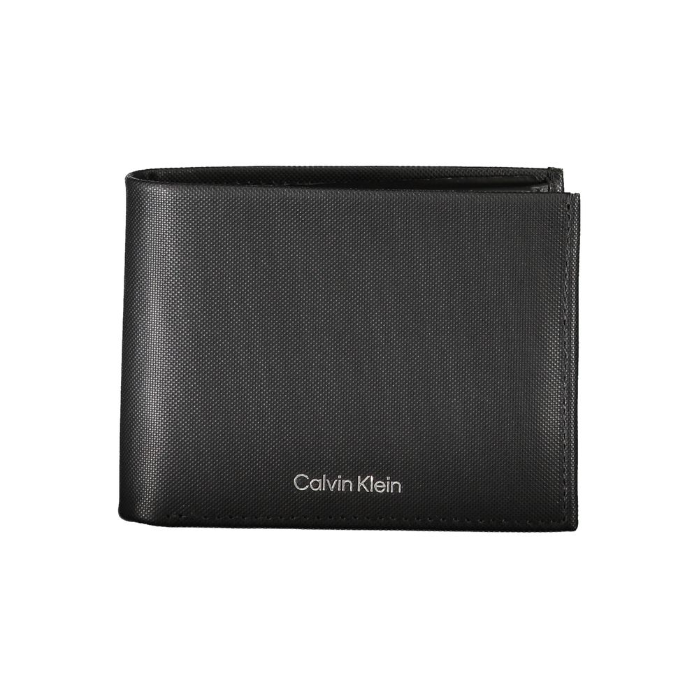 

Элегантный черный кожаный кошелек с блокировкой RFID Calvin Klein