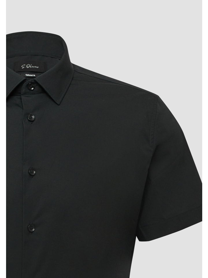 

Рубашка s.Oliver BLACK LABEL, черный