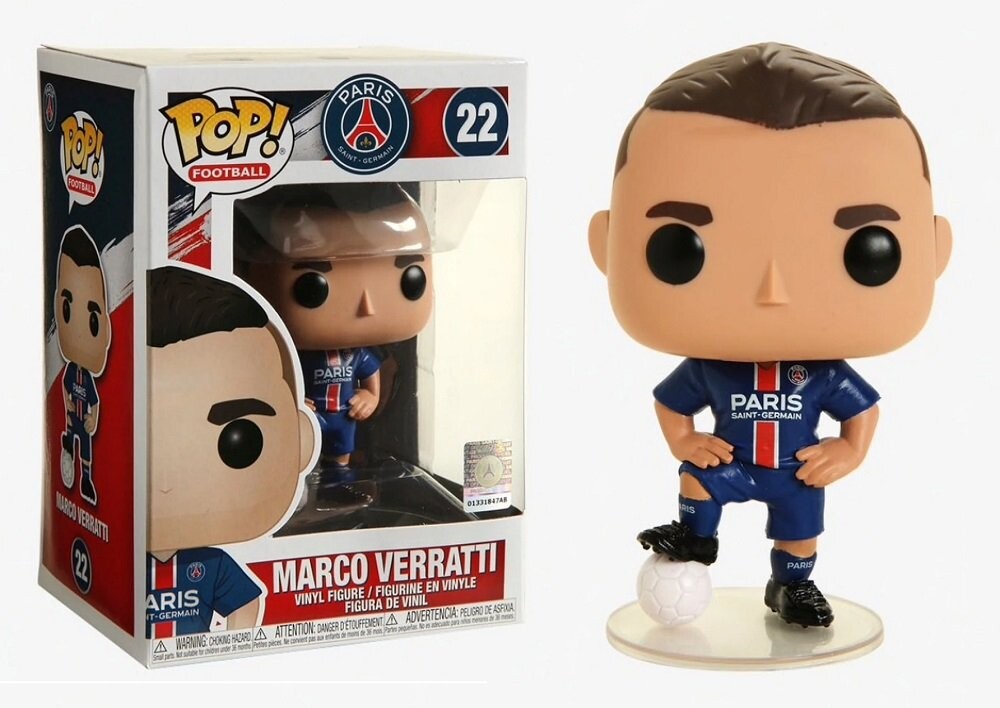 

Funko POP! Футбол, коллекционная фигурка, ПСЖ, Марко Верратти, 22 года.