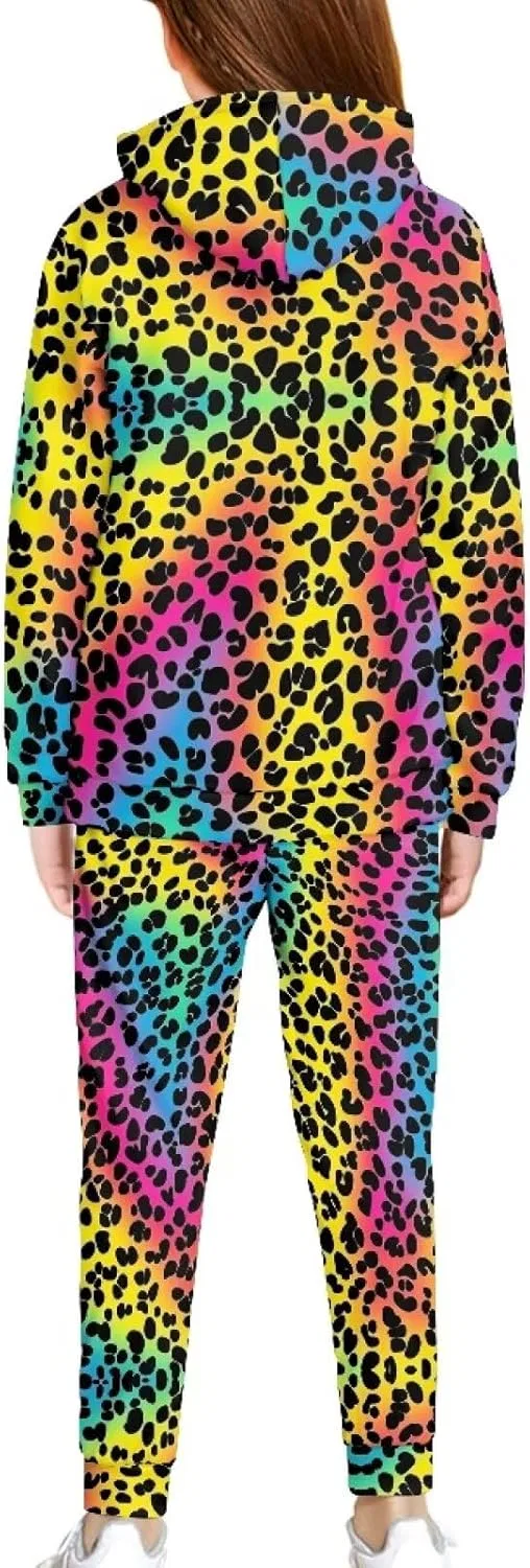 Детский спортивный костюм Leopard Print, Xpyiqun, 2 предмета — фото 2