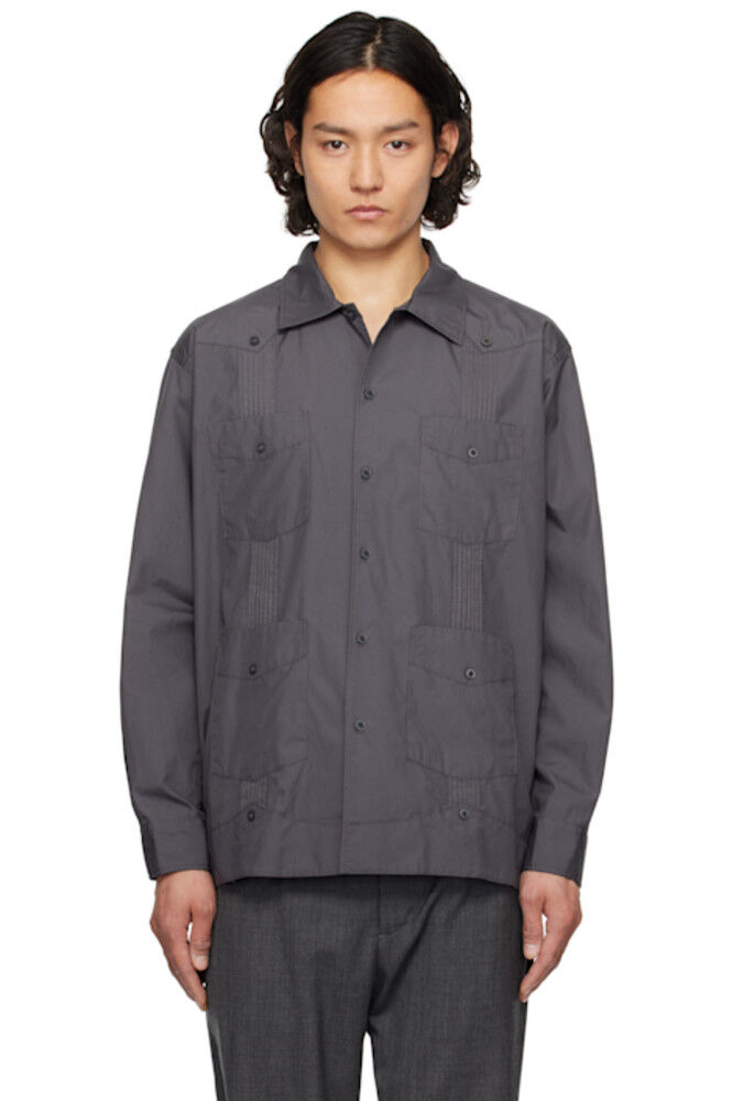 

Серая рубашка Guayabera Engineered Garments
