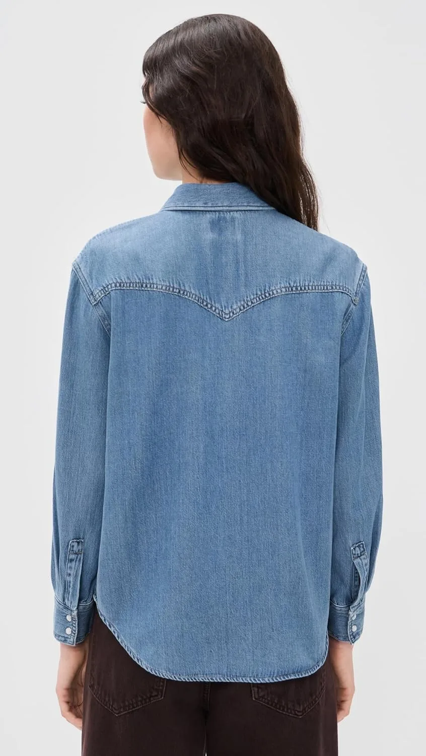 Женская рубашка Levi's Teodora в стиле вестерн, Going Steady 7 — фото 4