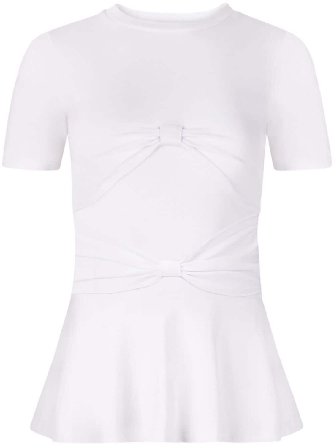 

Nina Ricci футболка с бантом, белый