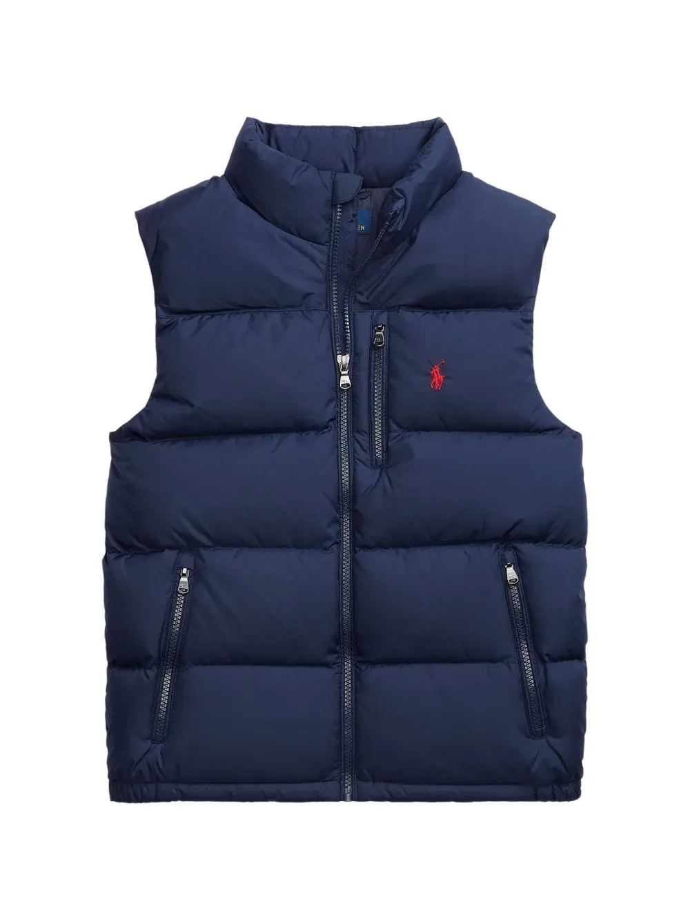 Стеганый пуховый жилет Polo Ralph Lauren Kids, синий
