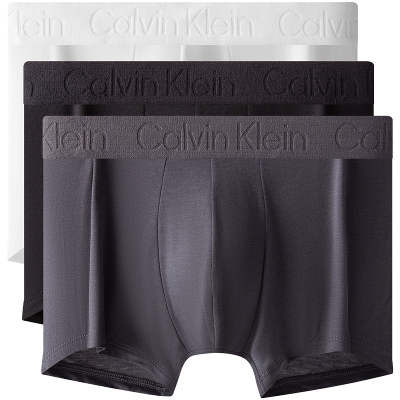 

CALVIN KLEIN Трусы мужские 3 шт, 5QE-Черный/Темно-серый/Белый