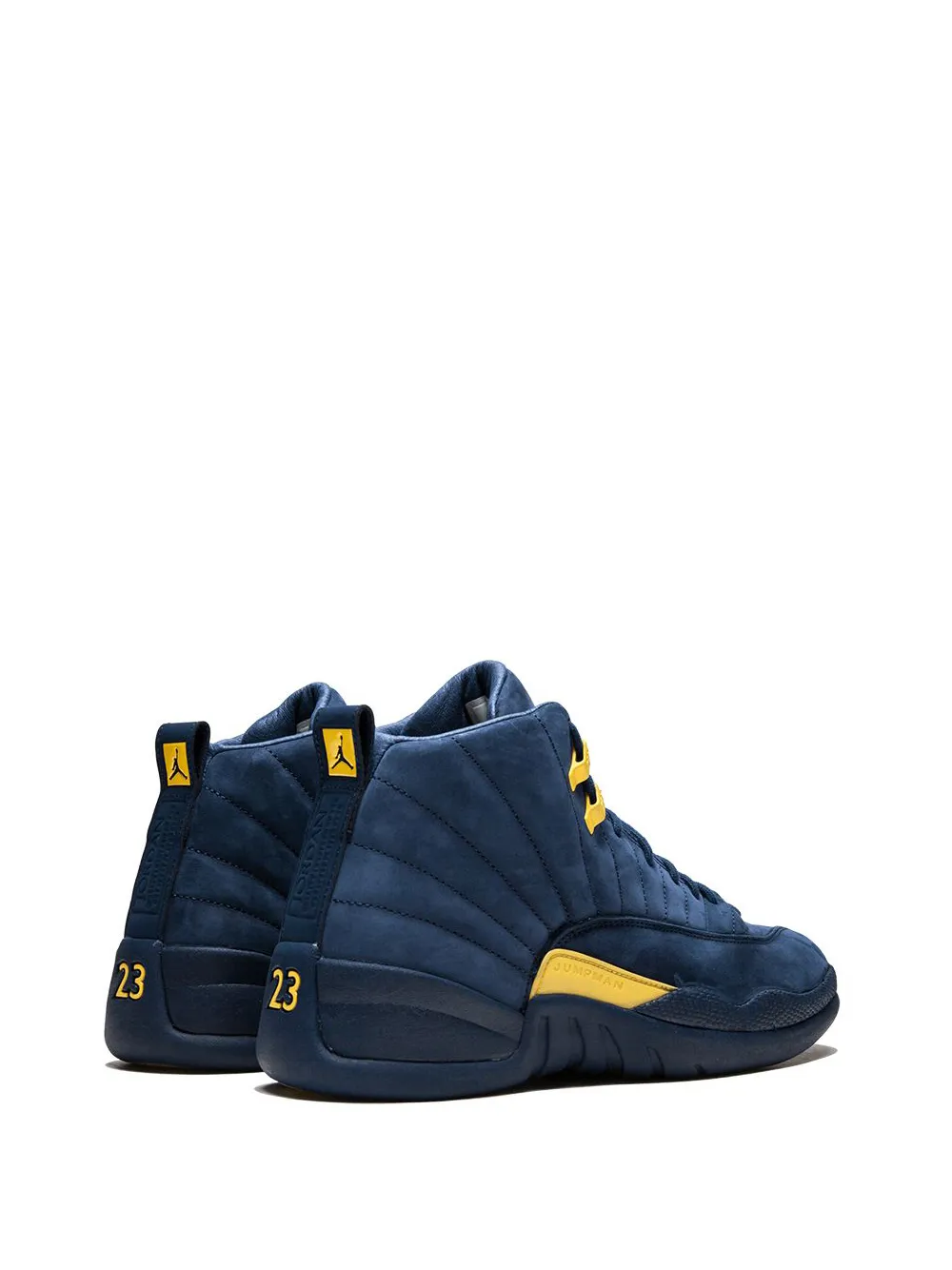 Кроссовки Air  12 Retro Michigan Jordan, синий — фото 3