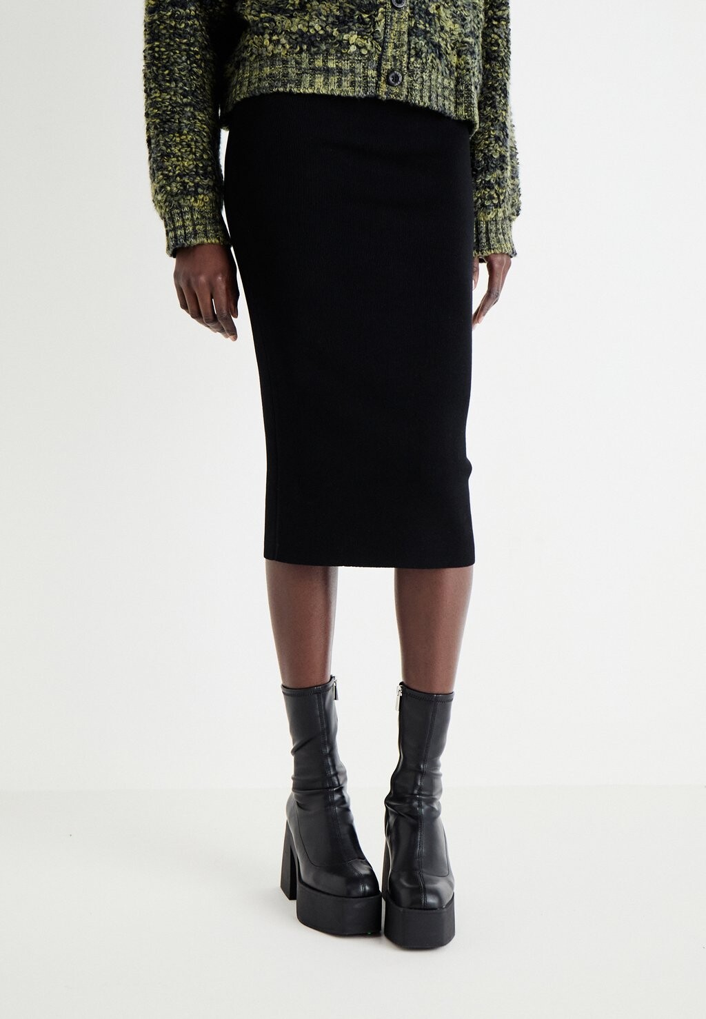

Юбка-карандаш NMJAZ MIDI SKIRT Noisy May, черный