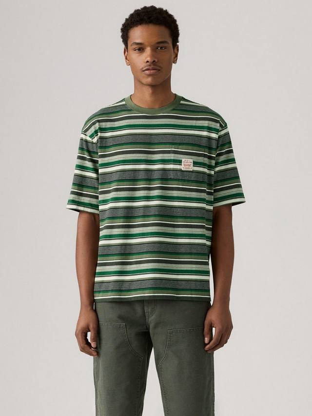 

Футболка Darlin с коротким рукавом из хлопка для работы Levi's, Darlin Stripe