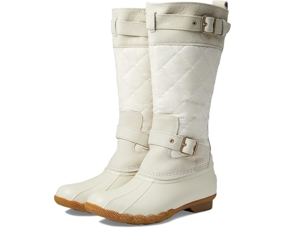 Женские высокие водонепроницаемые резиновые сапоги Sperry Saltwater STS87775 Ivory