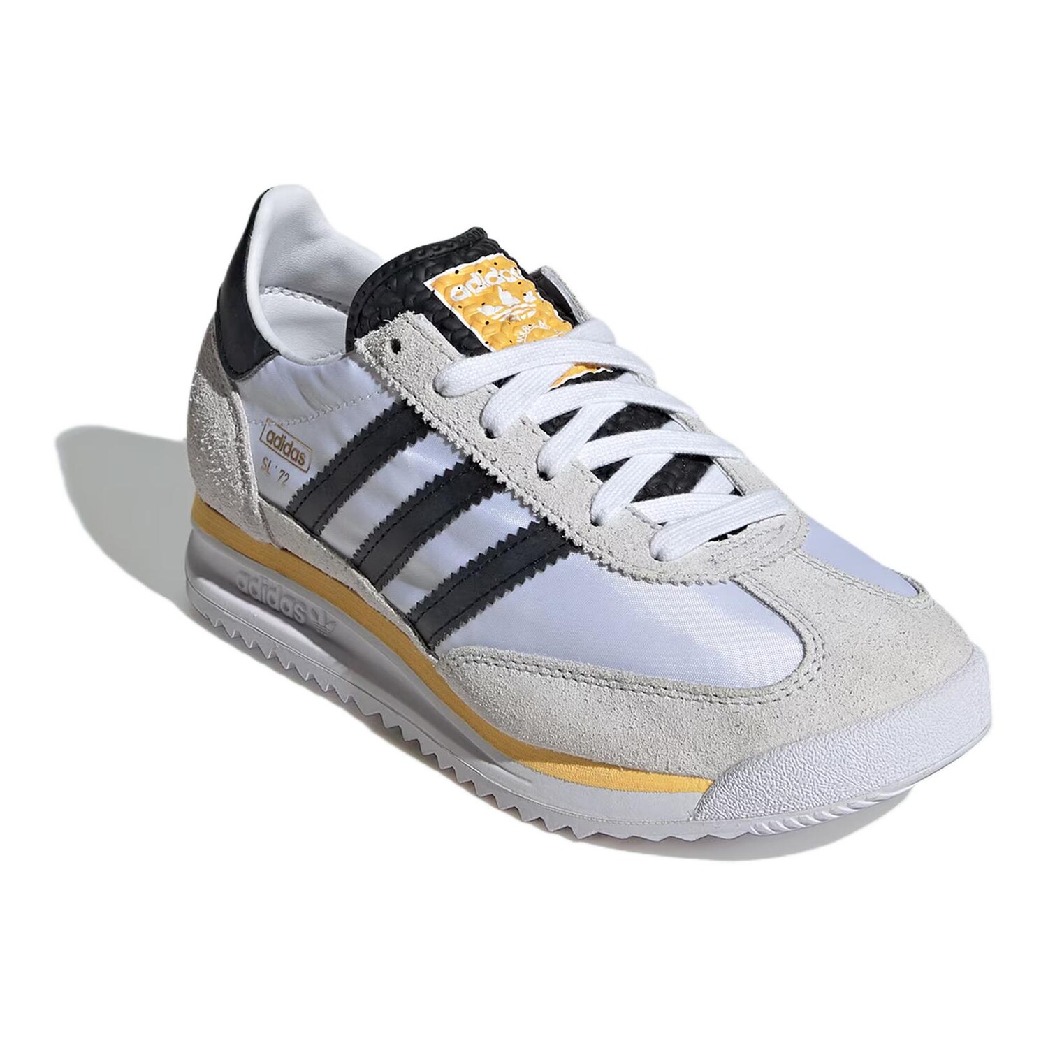 Кроссовки Adidas SL72 RS J 'White Black Spark', белый/черный/зеленый — фото 3