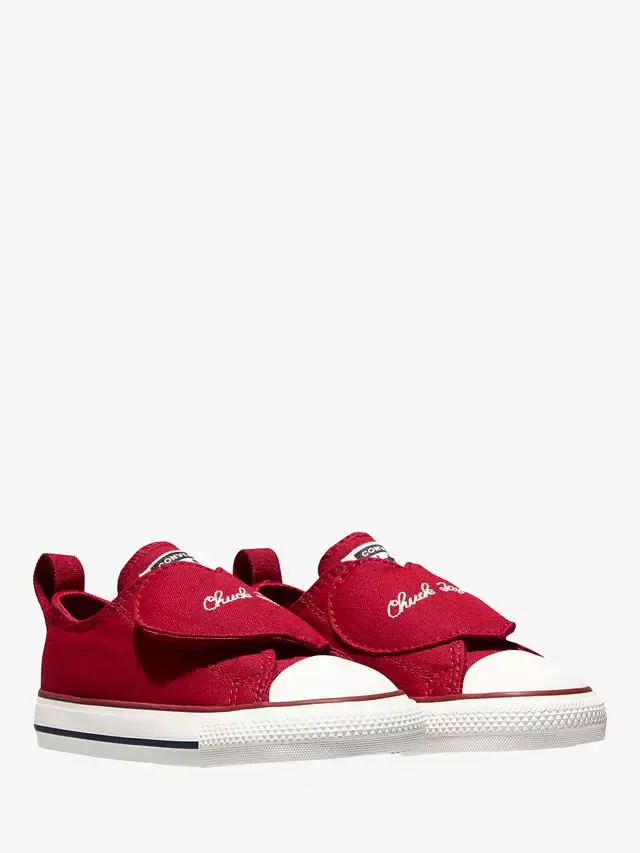 Детские кеды Chuck All Star из парусины с сердечками, Da/Wh/Bl Converse — фото 3
