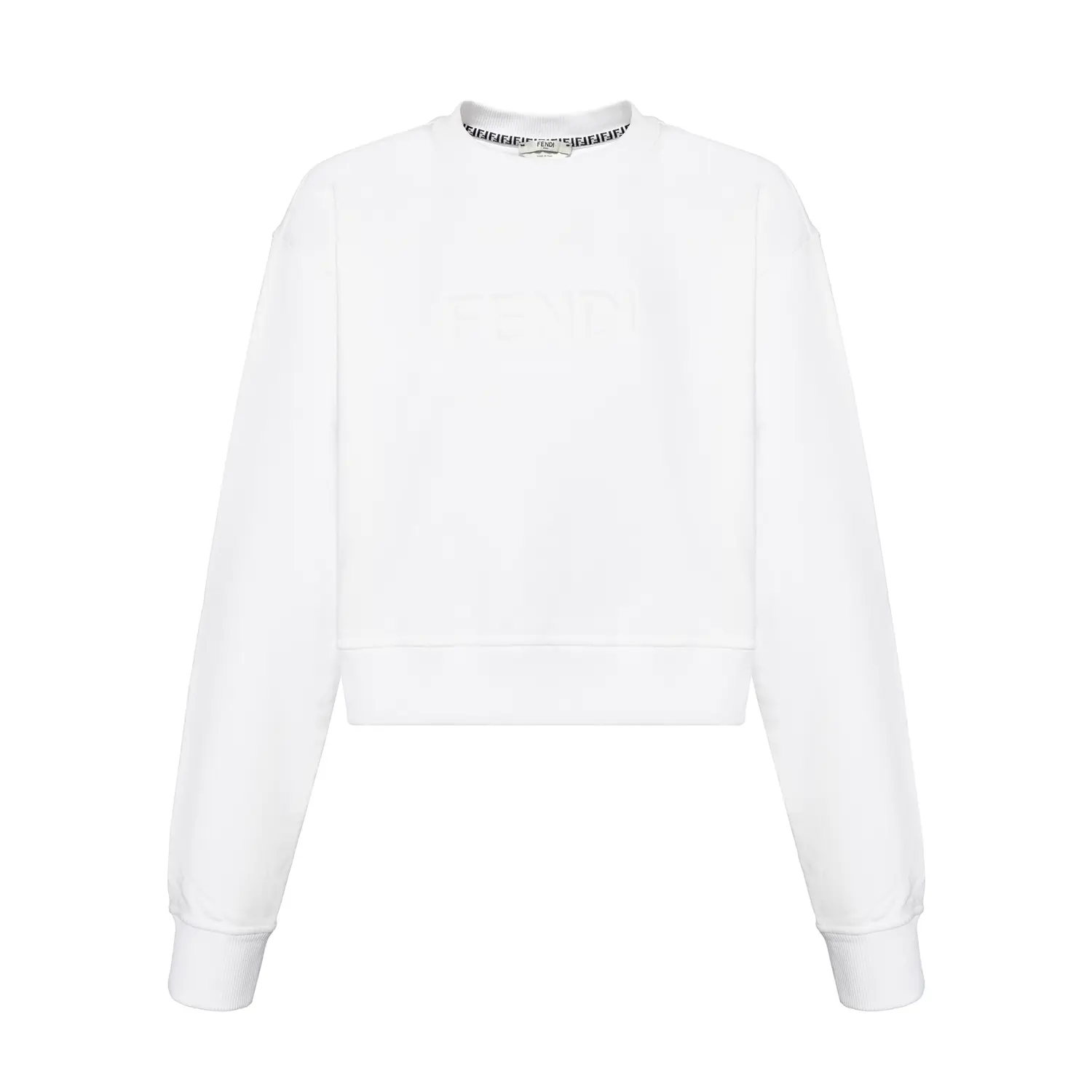 

Белая женская толстовка FENDI, белый