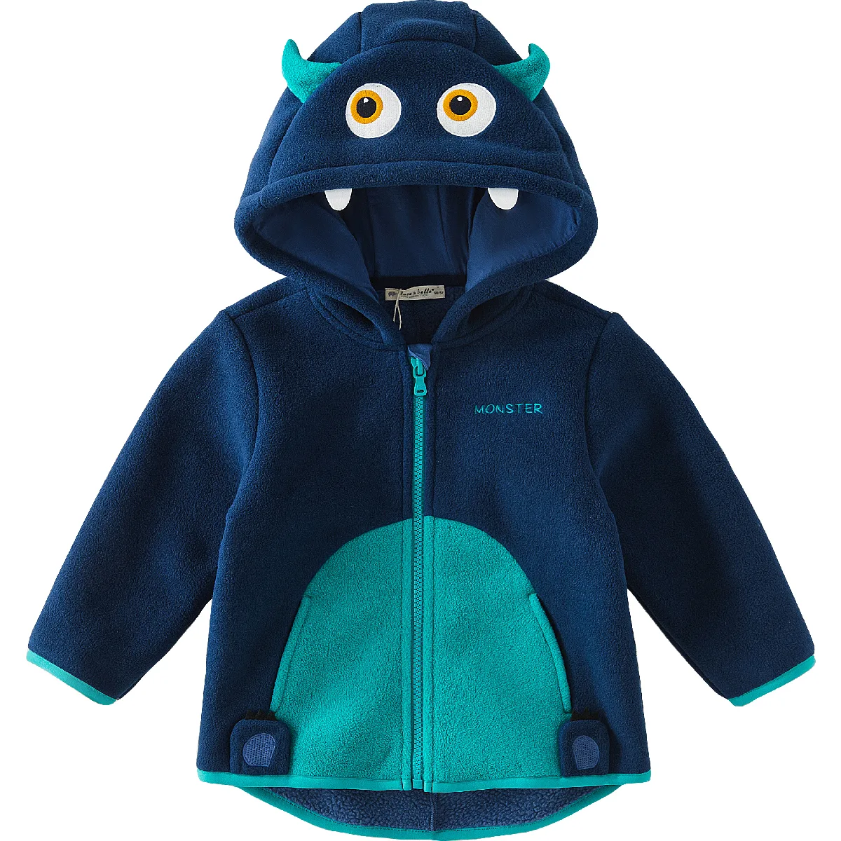 Детская куртка из флиса Polar DAVE&BELLA, Navy Blue-Red Eye