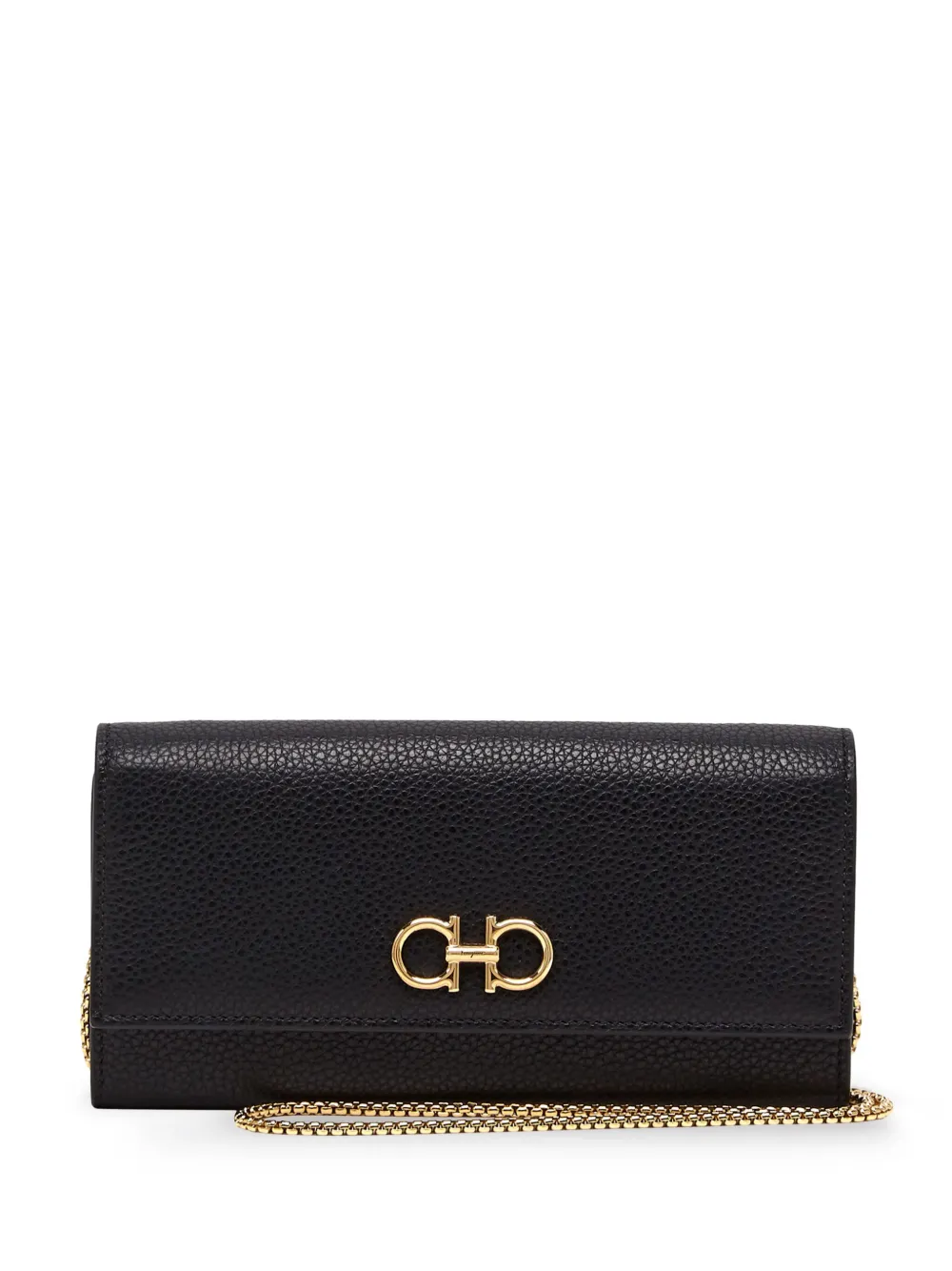 

Кошелек с пряжкой Gancini Ferragamo, черный