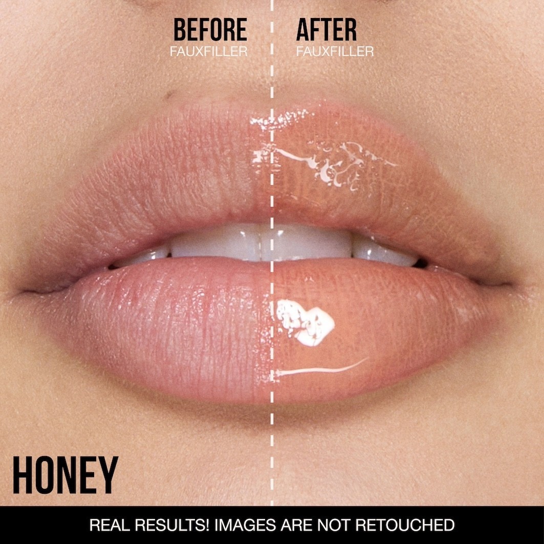 Блеск для губ Huda Beauty Faux Filler Extra Shine, honey, 3.9 мл — фото 3