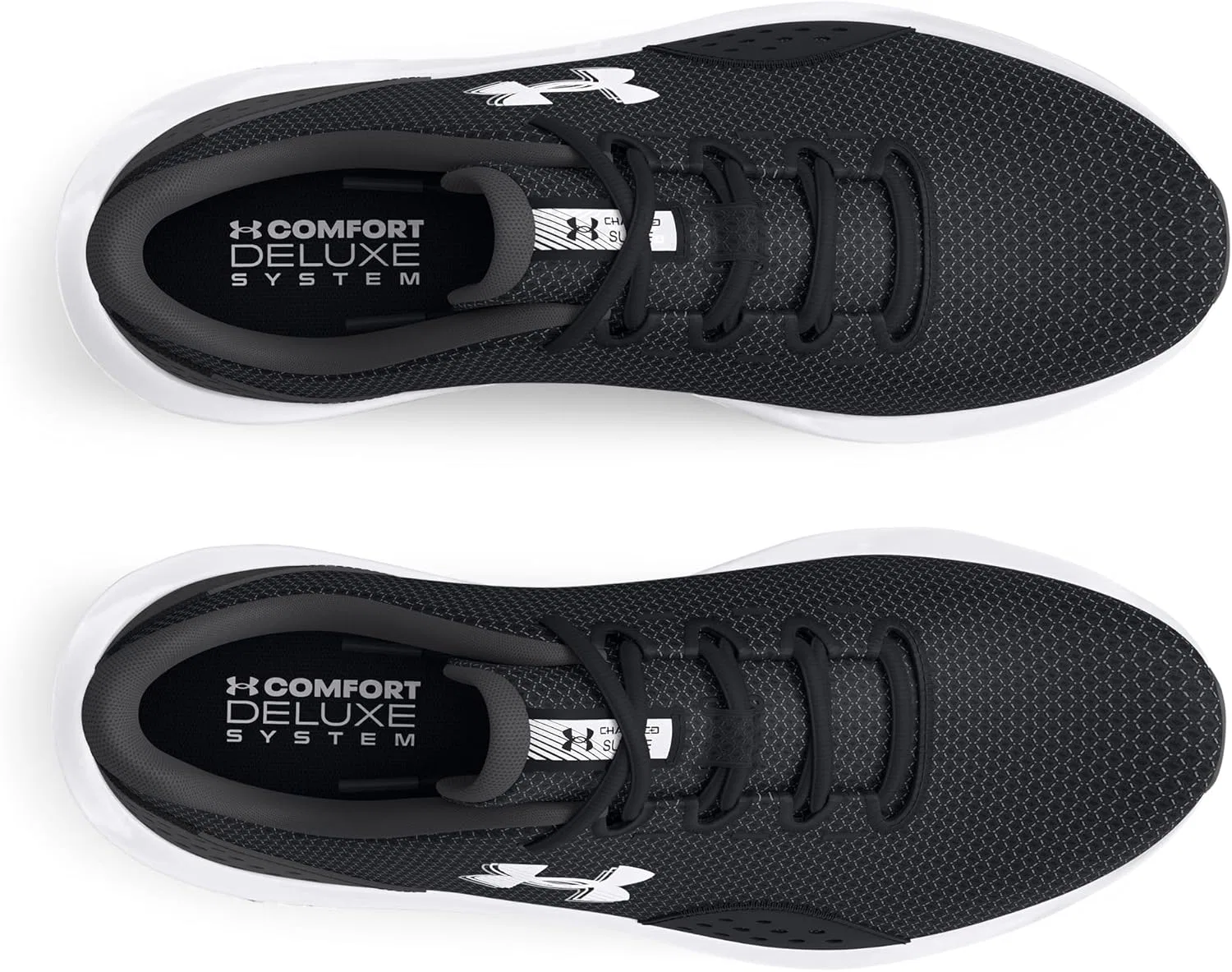 Мужские беговые кроссовки Under Armour UA Charged Surge 4, Black Anthracite White — фото 2