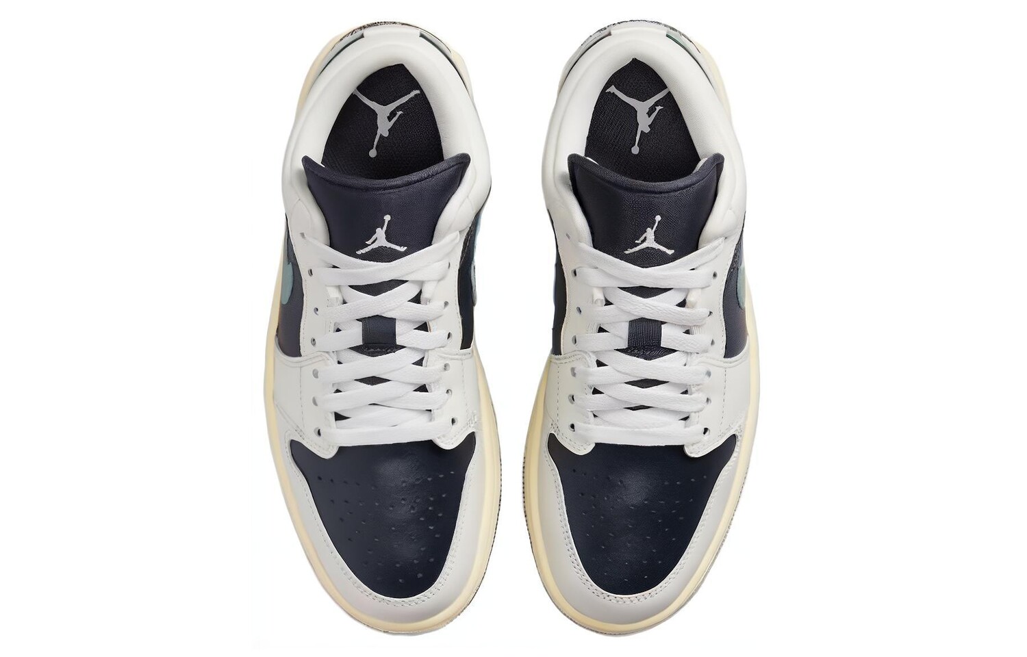 Jordan Air Jordan 1 Vintage Баскетбольные кроссовки унисекс, Черный/Зеленый — фото 4