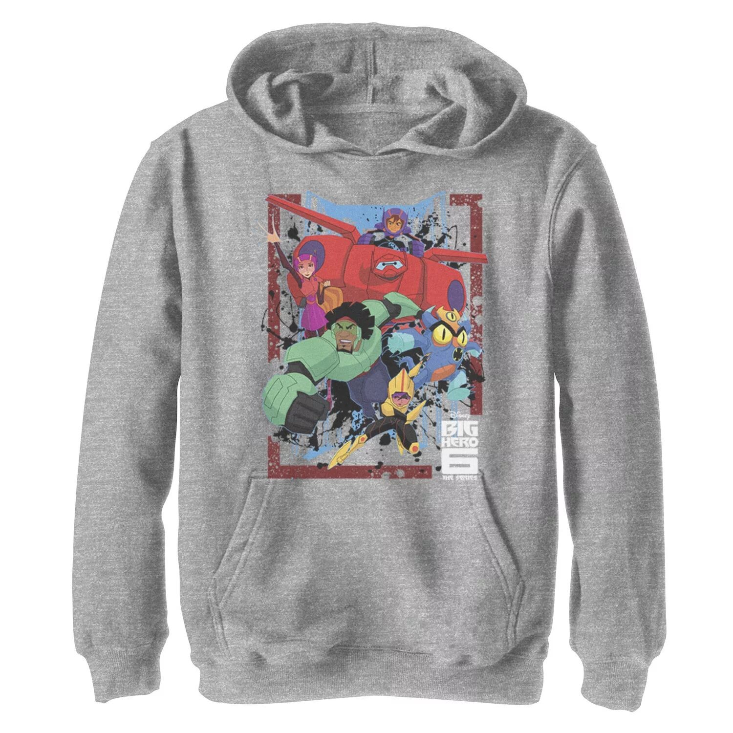 

Флисовая толстовка с рисунком Disney's Big Hero 6 для мальчиков 8–20 лет TV Group Paint Splat Disney