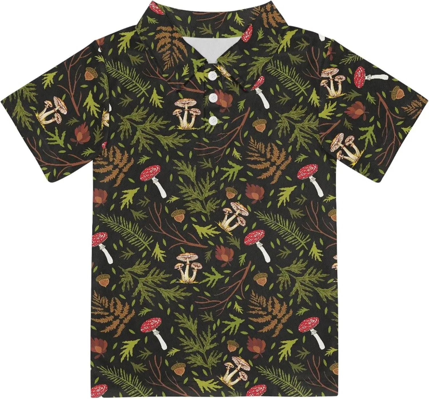 Детское поло Active Polo Shirt Animepark, Mushroom Florals